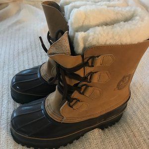 Eddie Bauer Leather Duck Boots